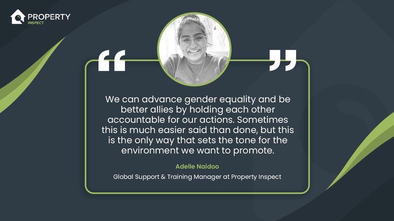 Adelle Naidoo International Women's Day Quote Proptech