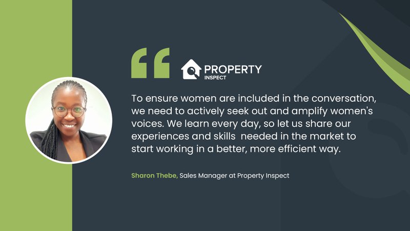 International Women's Day 23 Quote Sharon Thebe Proptech