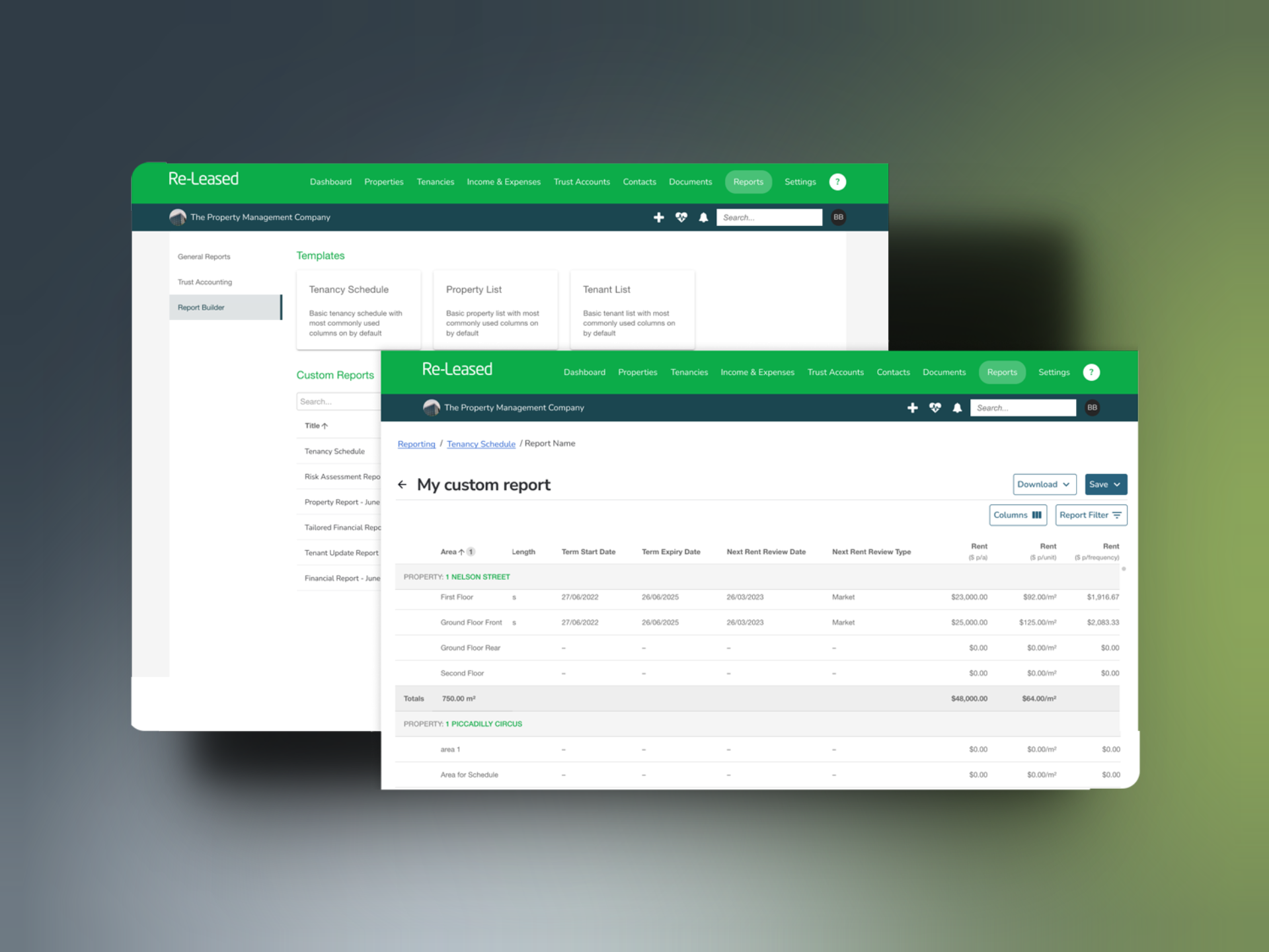 best commercial property management software RE-LEASED