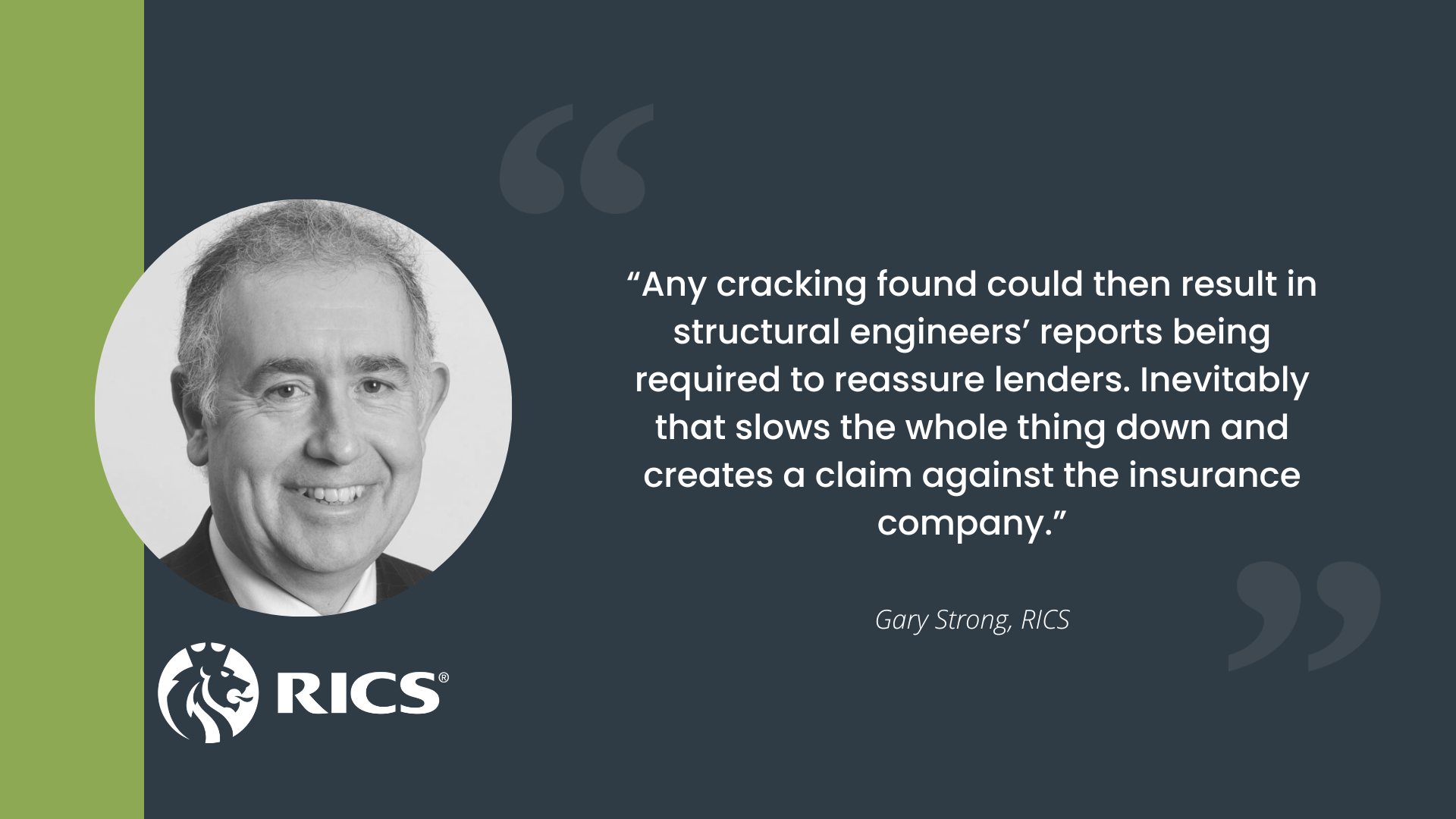 Subsidence: What it is, how to identify it and what can be done